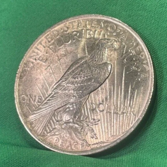 1923 Peace Dollar BU Choice Uncirculated Silver $1 Coin #205157249935 - Picture 6 of 8